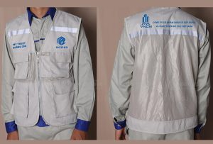 May và in áo gile Công ty cổ phần quản lý xây dựng và phát triển đô thị Việt Nam Mozeno