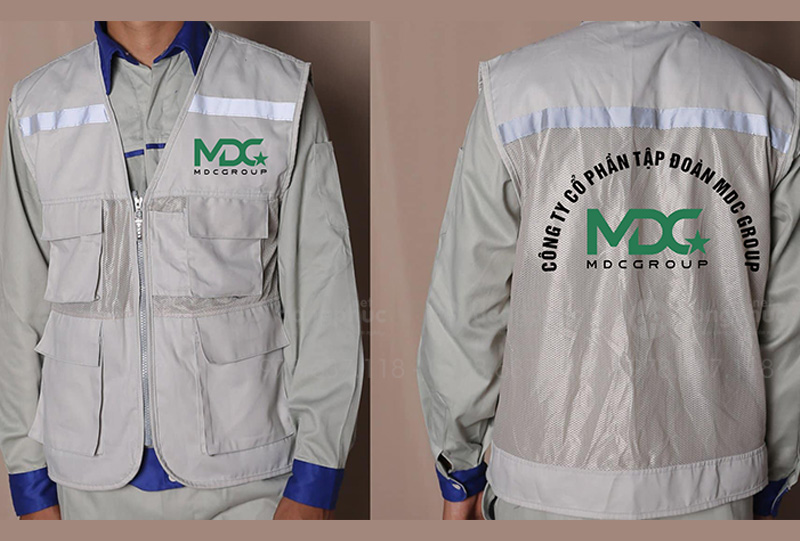 May và in áo gile Công ty cổ phần tập đoàn MDC Group