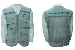 May và in áo gile Công ty Công nghệ số Hợp Phát