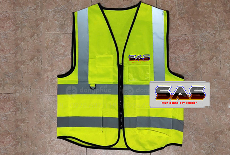 May và in áo gile Công ty CP NC UD hệ thống tự động hóa Sài Gòn