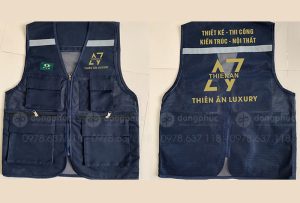 May và in áo gile Công ty Thiên An Luxury