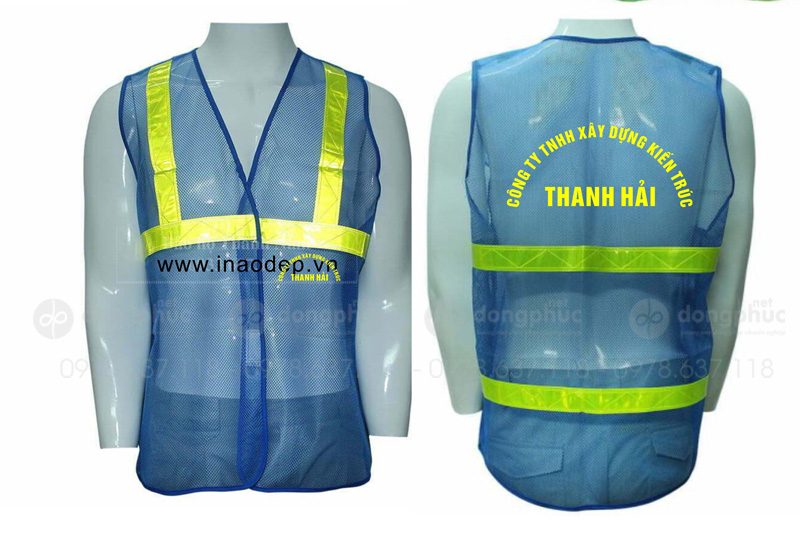 May và in áo gile Công ty TNHH xây dựng kiến trúc Thanh Hải