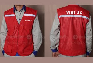 May và in áo gile Công ty Việt Úc