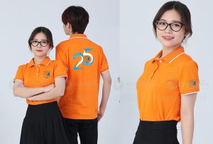 May và in áo Lớp 39CD5 Đại học xây dựng 25 năm Kết nối và Phát triển