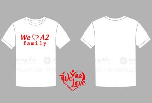 May và in áo phông cổ tròn Lớp A2 - 30 năm