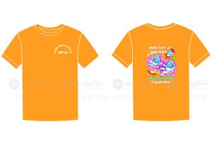 May và in áo Lớp A2 Trường tiểu học Trần Phú