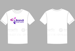 May và in áo phông đồng phục Brandi Hotel Group