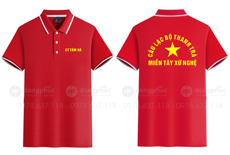 May và in áo phông Câu lạc bộ Thanh Trà Miền Tây xứ Nghệ