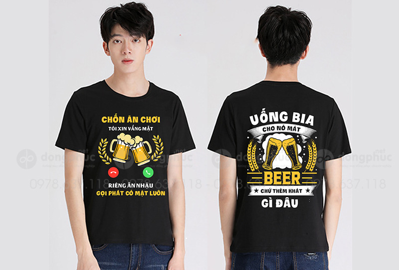 May và in áo phông đồng phục Chốn ăn chơi Tôi xin vắng mặt