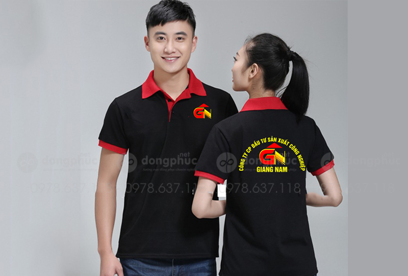 In áo phông Công ty CP đầu tư sản xuất công nghiệp Giang Nam