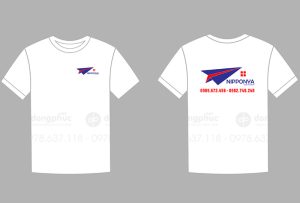 May và in áo phông cổ tròn Công ty Nipponya