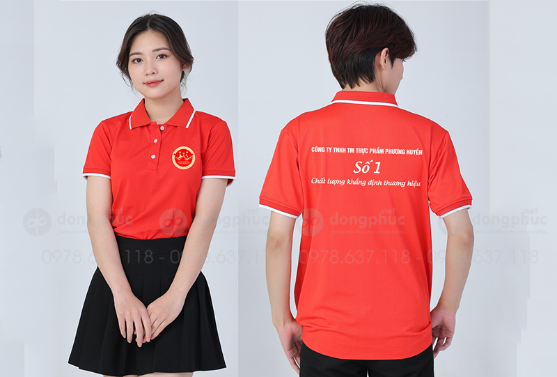 May và in áo phông Công ty TNHH TM Thực phẩm Phương Huyền