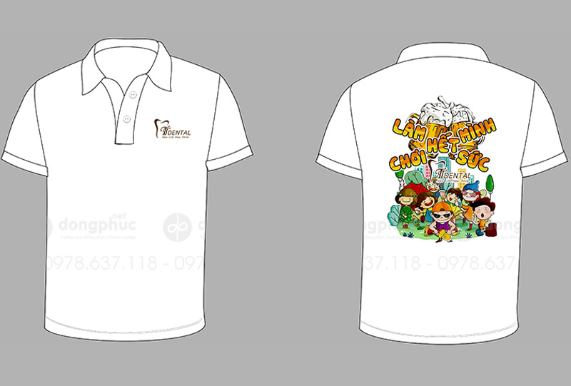 May và in áo phông đồng phục Công ty TTDental