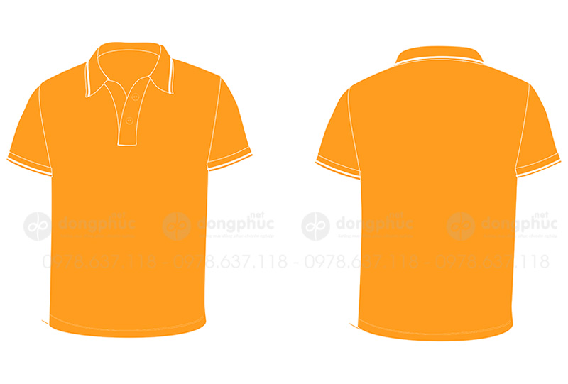 May và in áo phông màu cam Công ty xây dựng Thiết bị PCCC Đại Tín