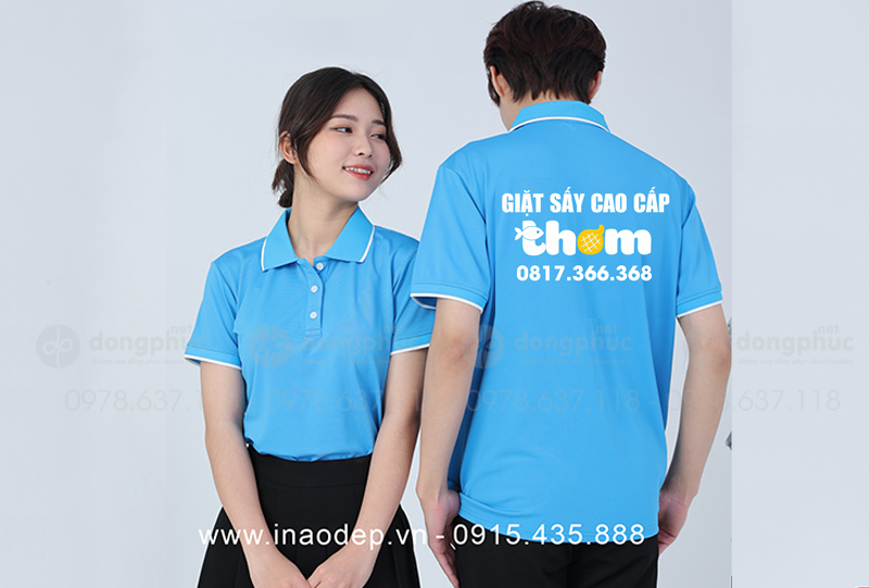May và in áo phông Cửa hàng giặt sấy cao cấp Thơm