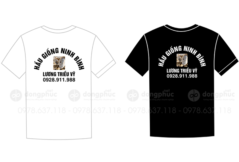 May và in áo phông Cửa hàng Hầu giống Ninh Bình