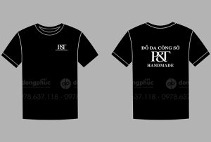 May và in áo phông đồng phục Đồ da công sở P&T Handmade