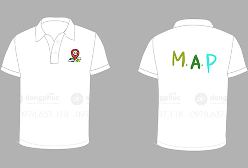 May và in áo phông đồng phục MAP