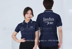May và in áo phông đồng phục Jardin De Joie