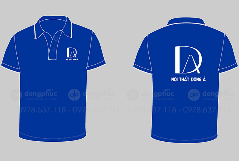 May và in áo phông đồng phục Nội thất Đông Á