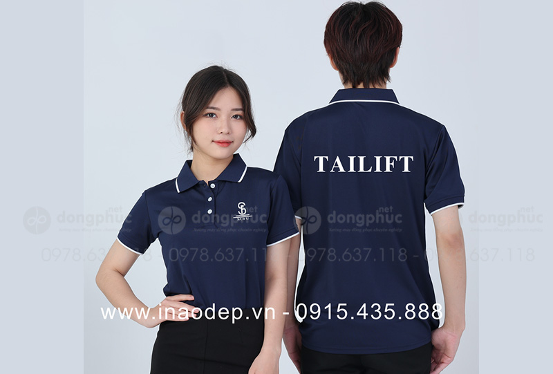 May và in áo phông đồng phục Tailift