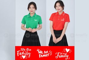 May và in áo phông đồng phục We are Family