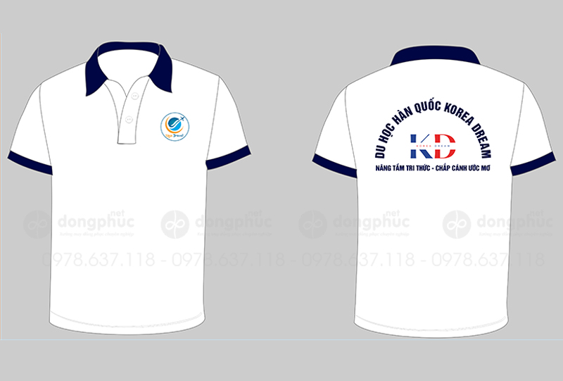 May và in áo phông Du học Hàn Quốc Korea Dream