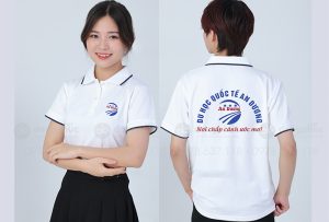 May và in áo phông đồng phục Du học Quốc tế An Dương