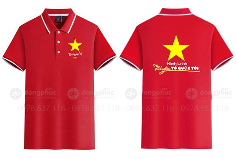 May và in áo phông Hành trình Tôi yêu Tổ quốc tôi - Bạch Long Vỹ
