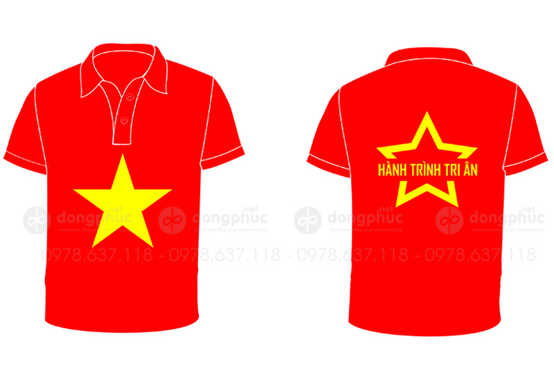 May và in áo phông Hành trình tri ân