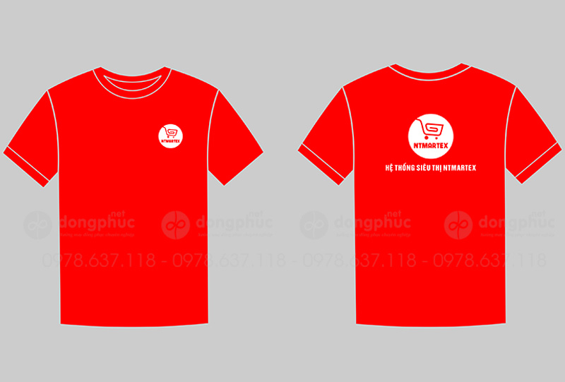 May và in áo phông Hệ thống siêu thị NTMartex