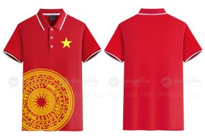 May và in áo phông hình trống đồng lên áo