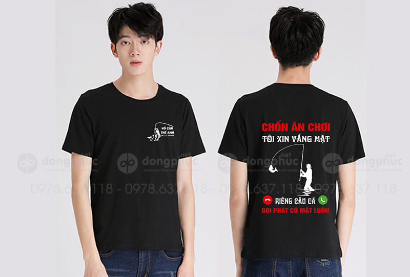 May và in áo phông Hồ Câu Thế Anh