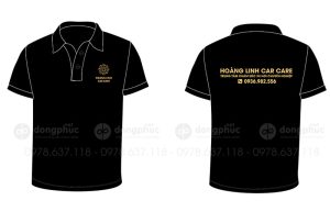 May và in áo phông Trung tâm chăm sóc xe Hoàng Linh Car Care