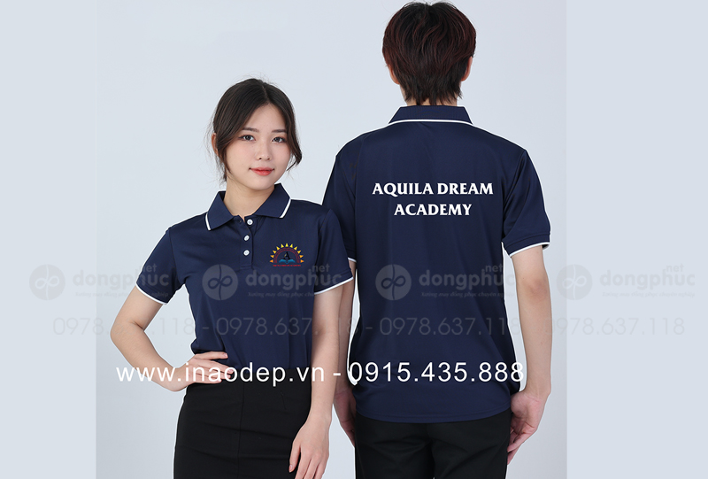 May và in áo phông Học viện Aquila Dream
