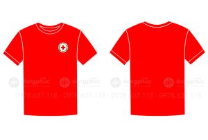 May và in áo phông đồng phục Hội chữ thập đỏ Việt Nam