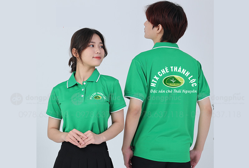 May và in áo phông HTX Chè Thành Lộc