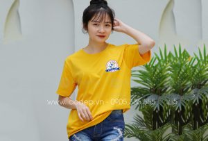 May và in áo phông màu vàng Lớp Lý Trường PTTH chuyên Lam Sơn