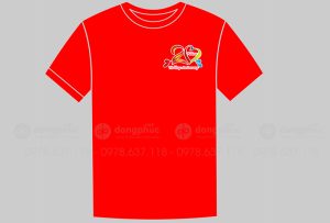 May và in áo phông màu đỏ kỉ niệm 20 năm ngày cưới