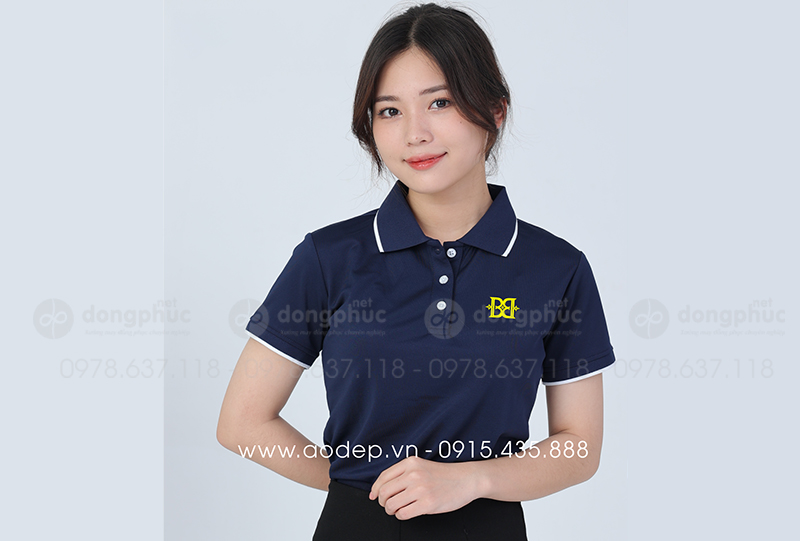 May và in áo phông màu tím than BB