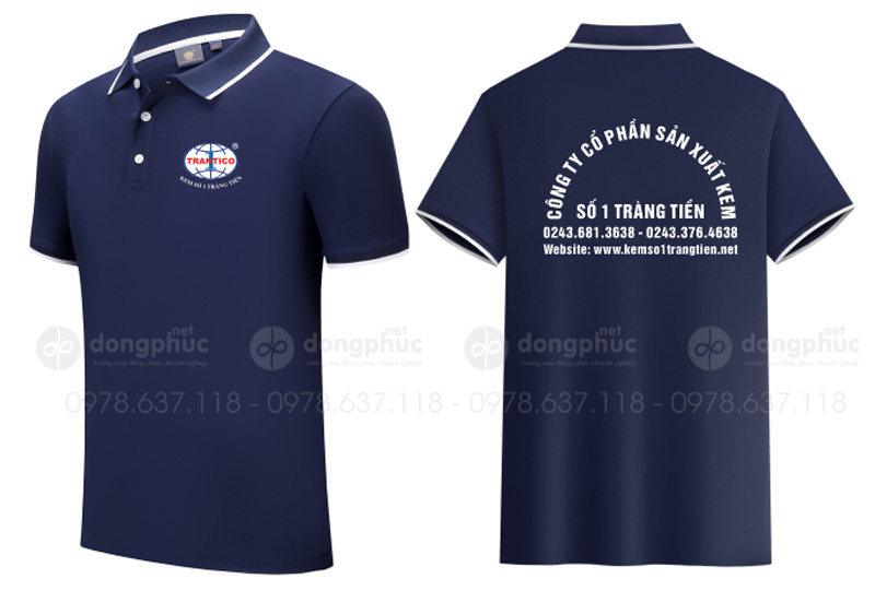 May và in áo phông màu tím than Công ty cổ phần sản xuất kem Số 1 Tràng Tiền