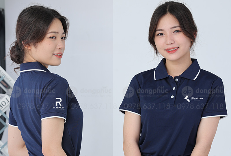 May và in áo phông màu tím than Công ty Kitowindow