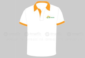 May và in áo phông màu trắng Công ty SunShine