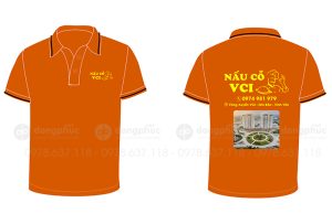 May và in áo phông Nhà hàng Nấu cỗ VCI