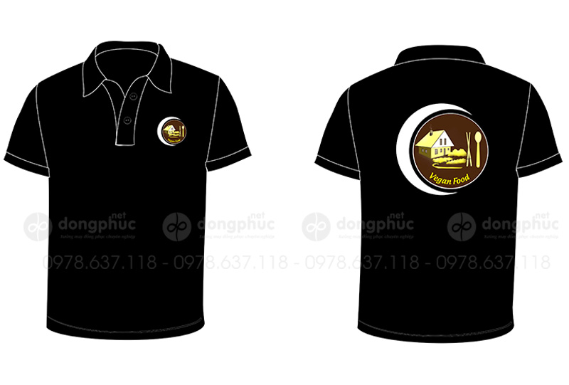 May và in áo phông Nhà hàng Vegan Food