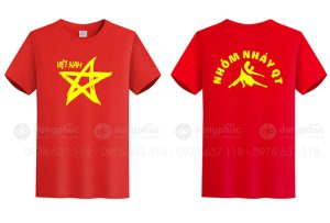 May và in áo phông Nhóm nhảy QT Việt Nam