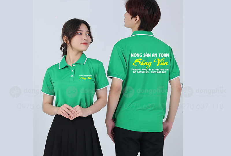 May và in áo phông Nông sản Sông Vân