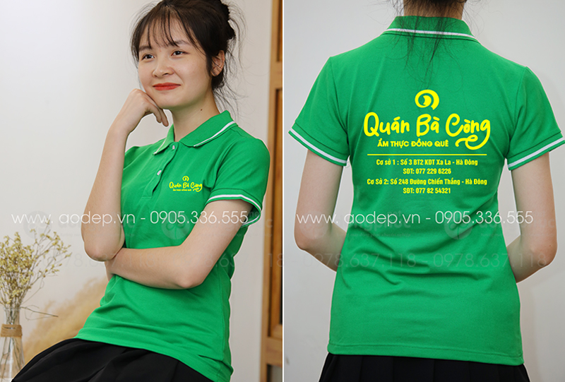 May và in áo phông Quán Bà Còng