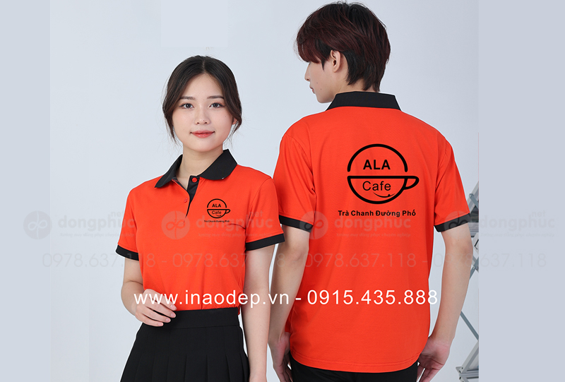 May và in áo phông Quán Cafe ALA