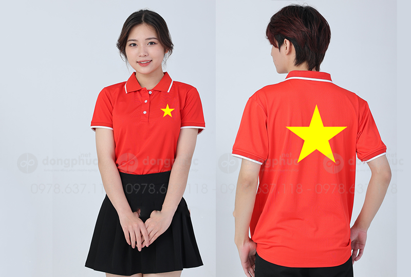 May và in áo phông hình ngôi sao Việt Nam